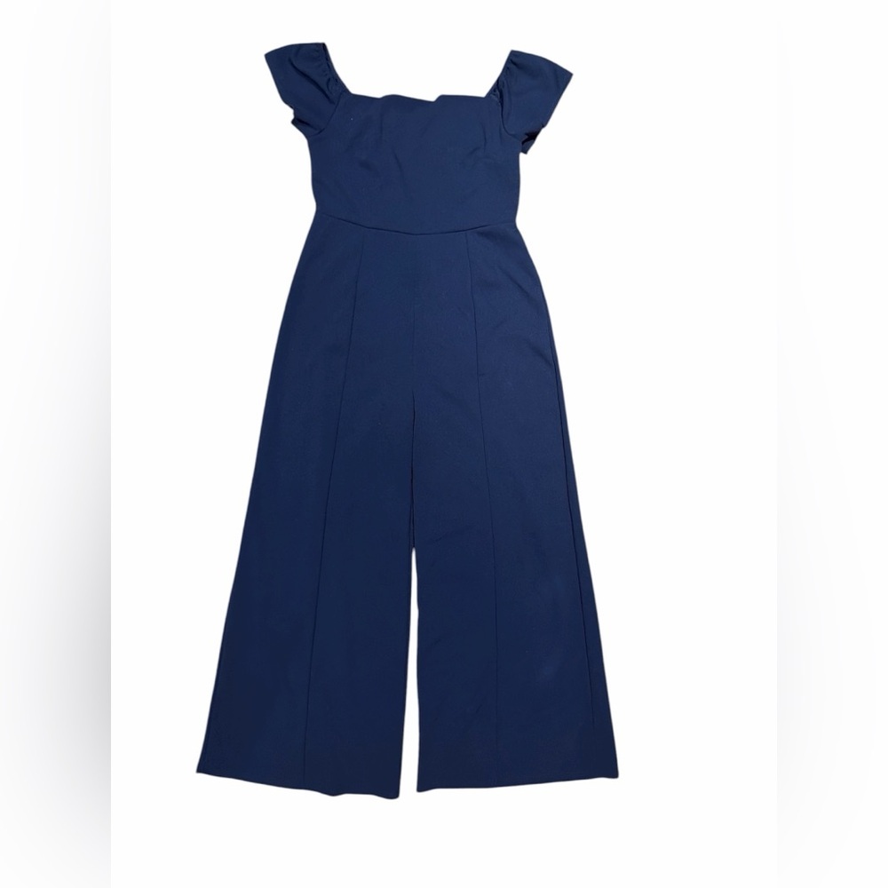 Navy Wide Leg Jumpsuit